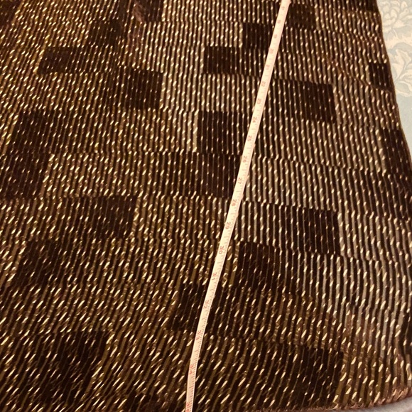 Brown Patterned Scarf - Picture 7 of 10